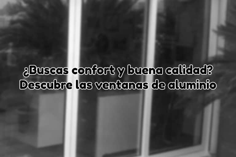 Ventanas correderas aluminio
